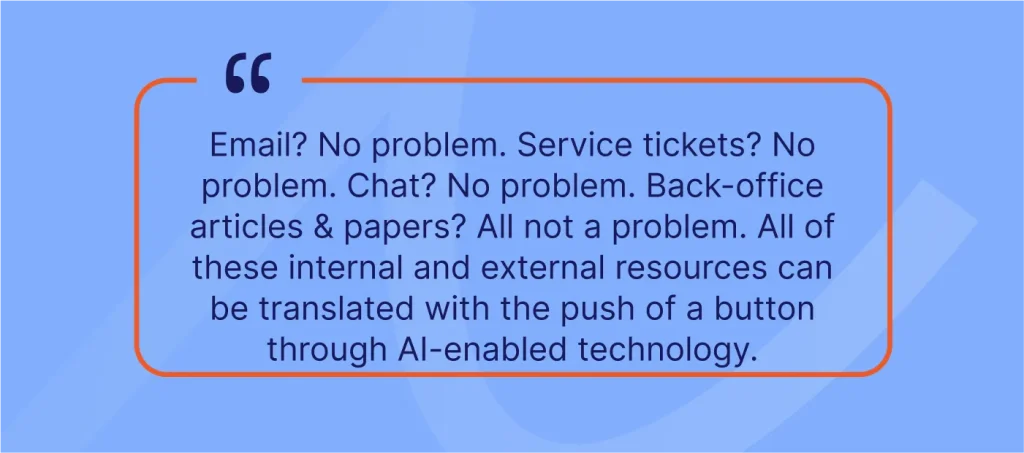 the future of contact centers: multilingual support for all